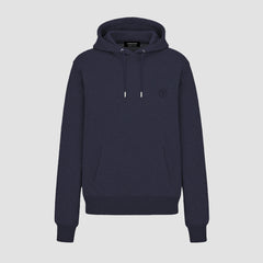 'Essential' Hoodie in Fleece > Navy Blue