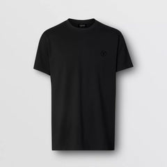 'Essential' T-shirt with Embroidery > Black