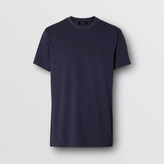'Essential' T-shirt with Embroidery > Navy Blue