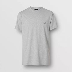'Essential' T-shirt with Embroidery > Grey