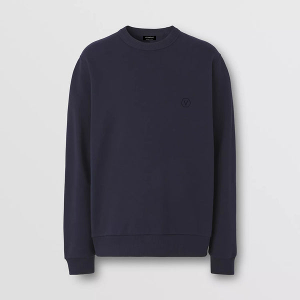 Essential Sweatshirt With Embroidery / Blue