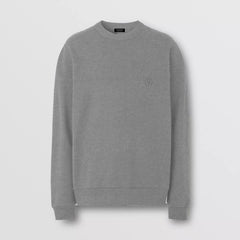 'Essential' Sweatshirt in Fleece > Grey
