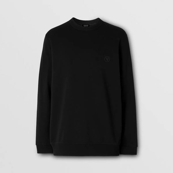Essential Sweatshirt With Embroidery / Black