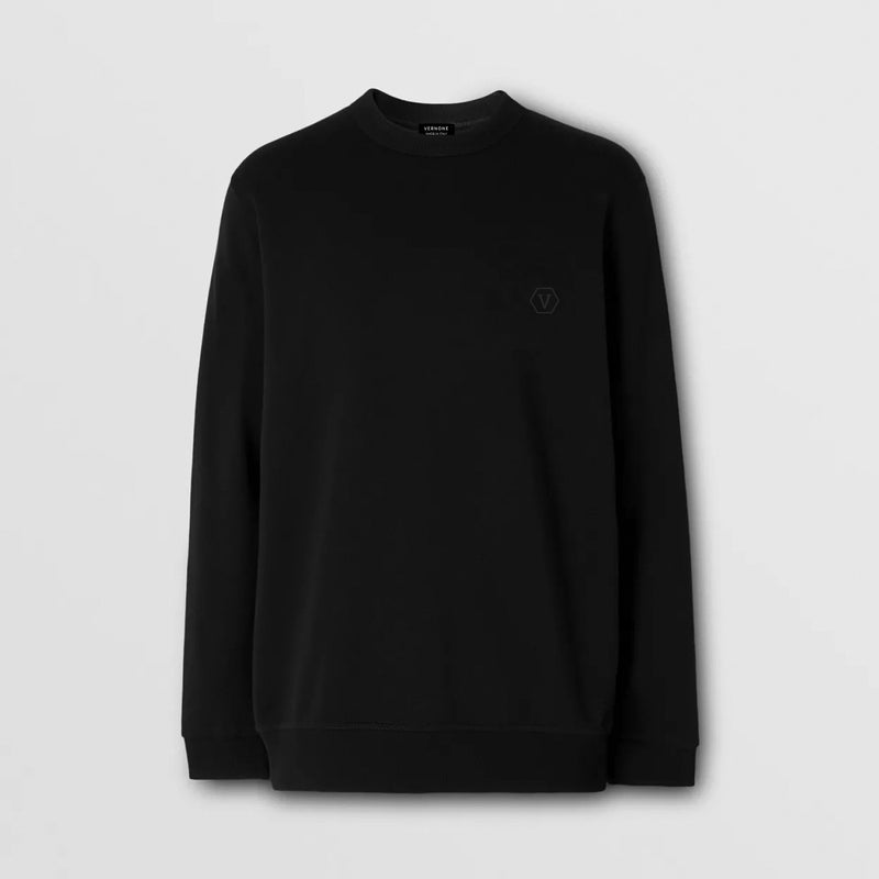 Essential Sweatshirt With Embroidery / Black